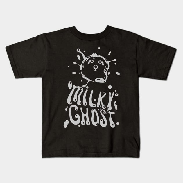 MILKY GHOST Kids T-Shirt by vender